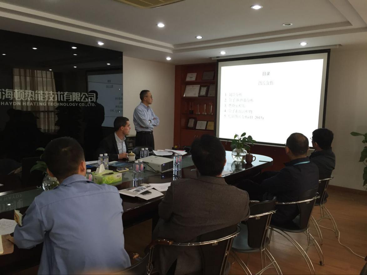 法國(guó)Sermeta訪海頓—交流全預(yù)混冷凝技術(shù)